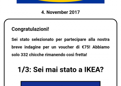 falsi voucher Ikea 