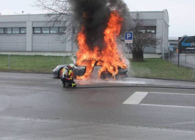 Porsche 911 GT3 incendio