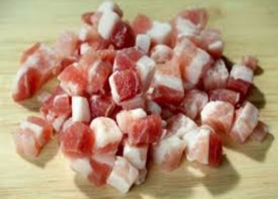 cubetti di pancetta