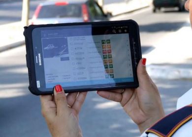 tablet vigili urbani