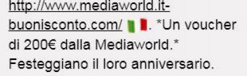 Falsi buoni sconto e voucher online: anche Mediaworld nel mirino degli hacker