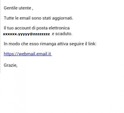 Truffe online. La frode dei finti messaggi per gli account email in scadenza rilanciata dalla Polizia Postale