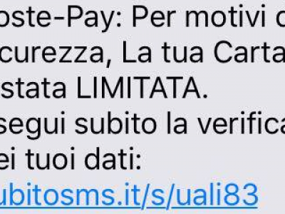 Pioggia di sms con truffa Postepay. Un vero e proprio boom di frodi sulle carte e i conti online di Poste Italiane