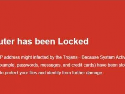 Nuova ondata di truffe online: "Your computer has been locked (Il tuo computer è stato bloccato. Chiama per ricevere supporto)"