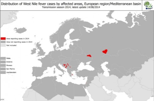 mappa West Nile