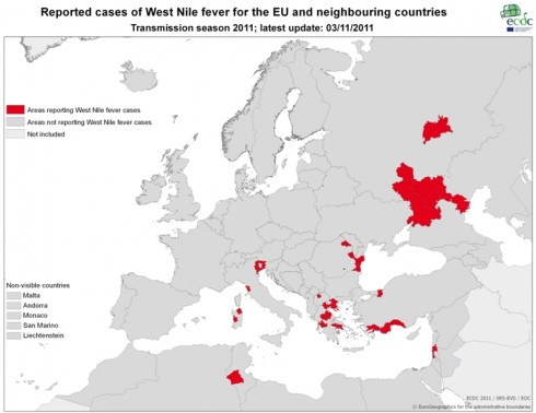 Map West Nile