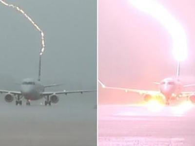 Arkansas, il video del momento in cui il fulmine colpisce l'aereo dell'American Eagle con i passeggeri a bordo