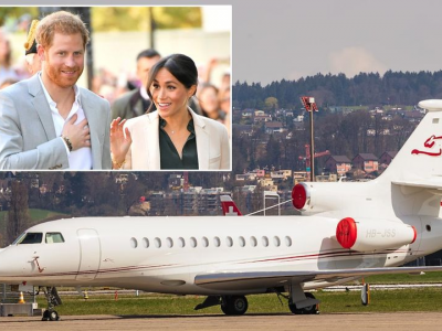 Jet privato con a bordo il principe Harry e Meghan Markle colpito a mezz'aria da un fulmine