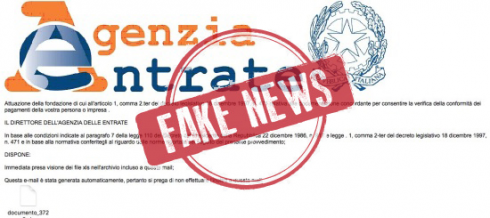 Allerta in rete della Polizia Postale per le false comunicazioni che utilizzano illecitamente il logo di agenzia delle entrate! 