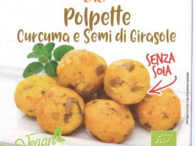 Polpette vegetali Almaverde Bio richiamate per errore stampa della data di scadenza sul cartone