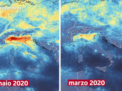 Effetto coronavirus: l'aria diventa più respirabile. 