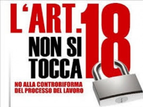 art. 18 non si tocca