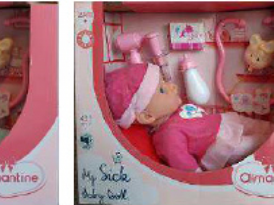 Carrefour ritira BAMBOLA SET DOTTORE MY SICK BABY DOLL: "Rischio soffocamento". 