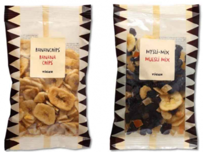 Chips di banana e muesli di Flying Tiger Copenhagen richiamati per sospetta contaminazione da salmonella