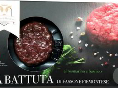 Richiamo per carne cruda alla piemontese con escheria coli produttore di Shigatossine. 