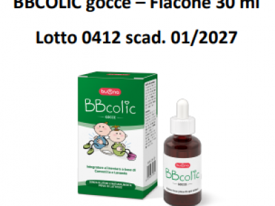 Gocce integratore per le coliche nel neonato richiamato per possibile contaminazione microbiologica