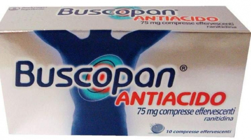 Ranitidina, ritiro specialità medicinale BUSCOPAN ANTIACIDO