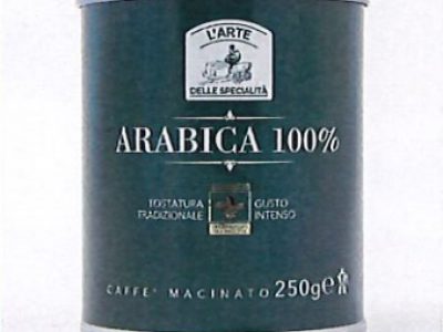 Ocratossina A oltre i limiti, richiamato caffè macinato arabica “Arte delle specialità”