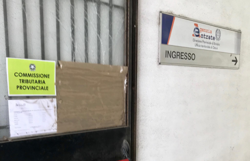 Ad Ostuni la Commissione Tributaria Provinciale di Brindisi svolge le udienze nella sede dell’Agenzia delle Entrate di Ostuni! 