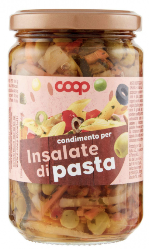 Frammenti di vetro nei vasetti del condimento per insalata di pasta Coop