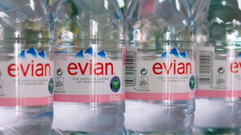 Residui di pesticidi nell’acqua Evian. 