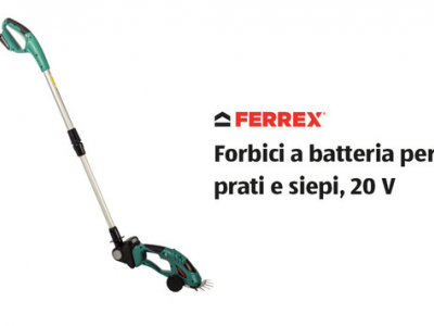 ALDI richiama “Forbici a batteria per prati e siepi FERREX”