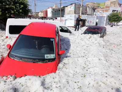 Ambiente: grandinata di portata eccezionale a Guadalajara