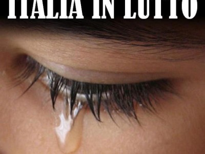 italia in lutto