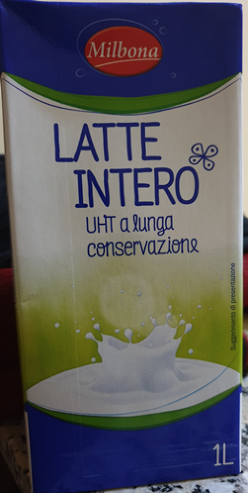 Rischio microbiologico: richiamato latte intero UHT Milbona venduto da Lidl. 