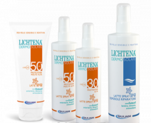 Creme solari invendute richiamate volontariamente dalle farmacie dalla Società Giuliani SpA. Si tratta dei Solari Lichtena spf 50. 