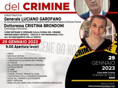 Il soccorritore sulla scena del crimine