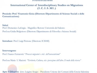 locandina convegno presentazione ICISMI