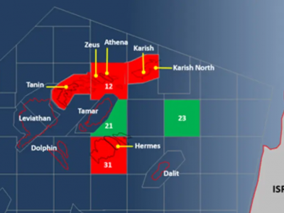 Energean trova 13 miliardi di metri cubi di gas naturale al largo delle coste israeliane