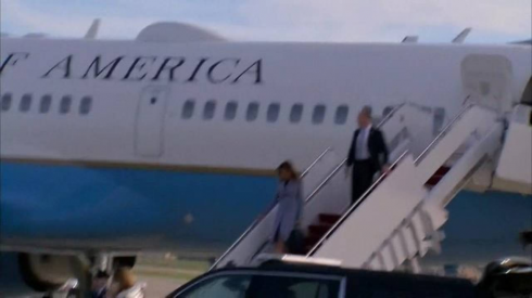 Paura per la First Lady, atterraggio d'emergenza a Washington