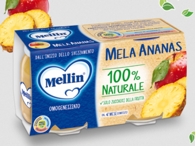 Rischio frammento di vetro nell’omogeneizzato Mellin al gusto mela ananas. 