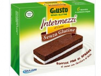 Merendine al cacao senza glutine INTERMEZZI e INTERMEZZI CACAO GIULIANI ritirate dal mercato