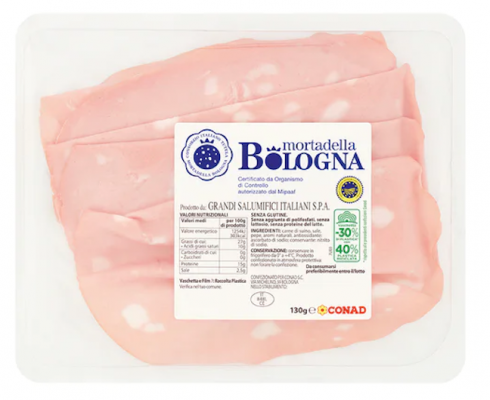 Allergene non dichiarato, ministero della Salute segnala richiamo mortadella bologna igp a marchio Conad