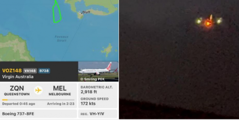 Volo Virgin Australia da Queenstown a Melbourne costretto ad un atterraggio di emergenza dopo che il motore ha preso fuoco - Video