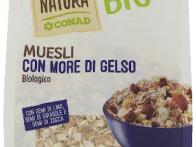 Allergene non dichiarato nei muesli bio, coinvolti i supermercati Conad