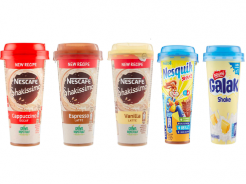 “Possibile presenza di acqua ossigenata” richiamati shake diversi gusti Nescafé, Galak e Nesquik.