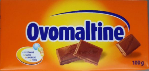 Tavolette di cioccolato Ovomaltine ritirate dal mercato: contengono pezzi di plastica. 