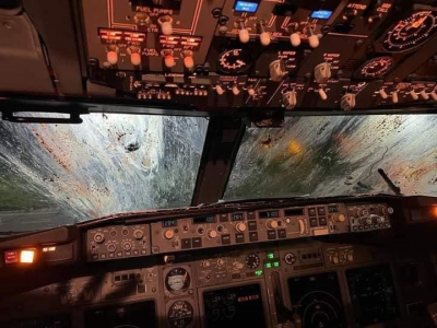 Bird strike, aironi contro aereo Ryanair a Bologna, danneggiano gravemente il muso, parabrezza ed entrambe le ali – IL VIDEO