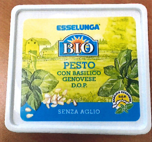 Salmonella spp nel pesto con basilico genovese dop senz’aglio