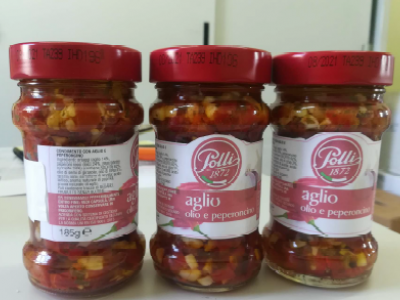 Presenza di corpi estranei, ministero della Salute annuncia richiamo di Aglio olio e peperoncino POLLI