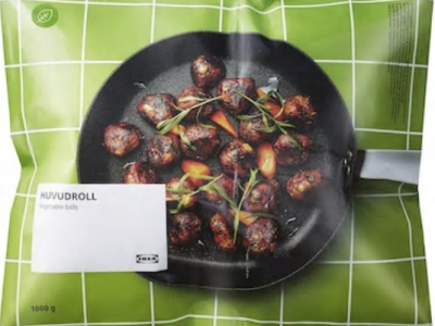 “Frammenti di plastica” nelle polpette vegetali surgelate Huvudroll, IKEA richiama il prodotto