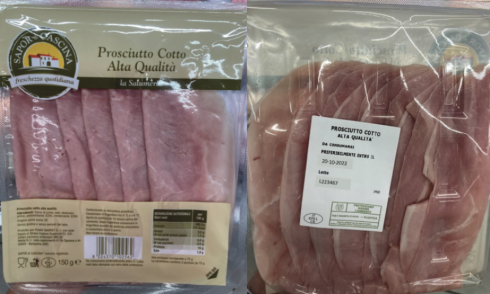 Prosciutto cotto contaminato, "rischio listeria"