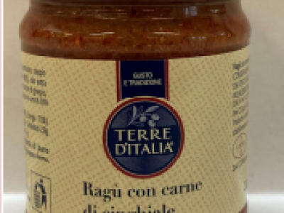 Frammenti di vetro nei vasetti di ragù pronto con carne di cinghiale: ecco marca e lotti richiamati