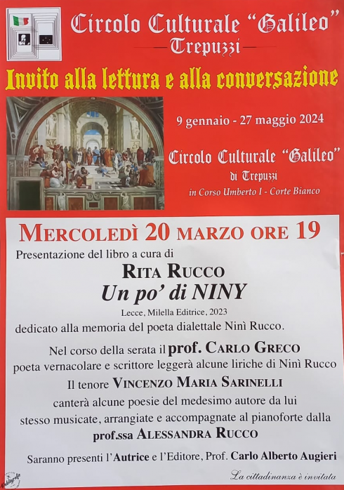 Presentazione del libro "Un po’ di…Niny’" 