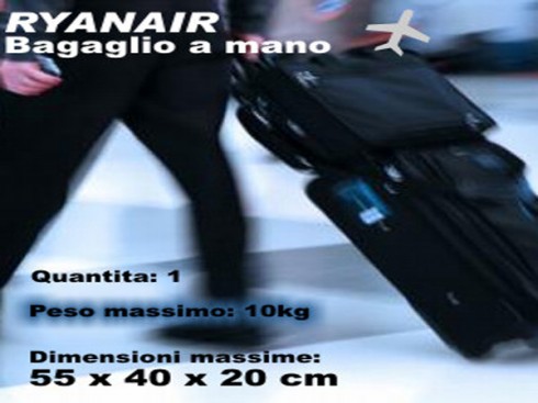 ryanair bagaglio mano