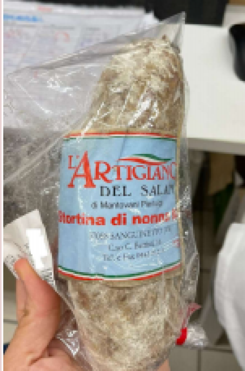 Presenza di Listeria monocytogene: richiamato salume "Stortina di nonna Maria" 